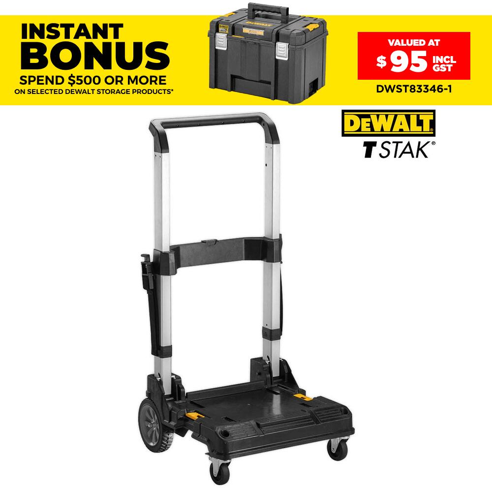 DeWalt DWST1-71196 TStak Trolley with Foldable Handle