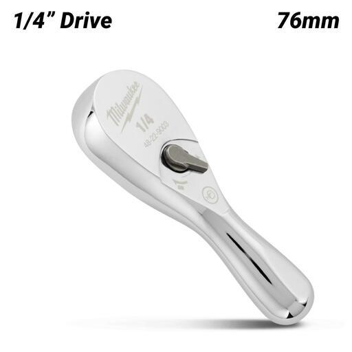 Milwaukee 48229003 76mm 1 4 Drive Fixed Head Ratchet