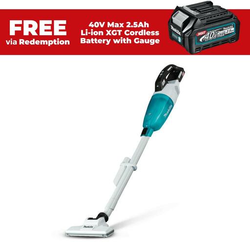 Makita CL001GZ17 40V Cordless Brushless XGT Stick Vacuum - Skin Only