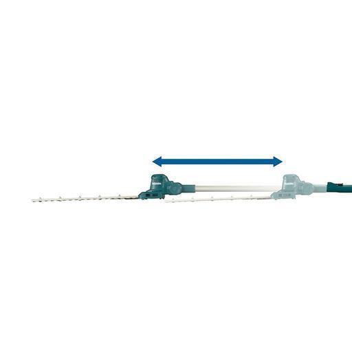 Makita DUN461WSF 18V 3.0Ah Li ion Cordless 460mm 18 Pole Hedge Trimmer Combo Kit