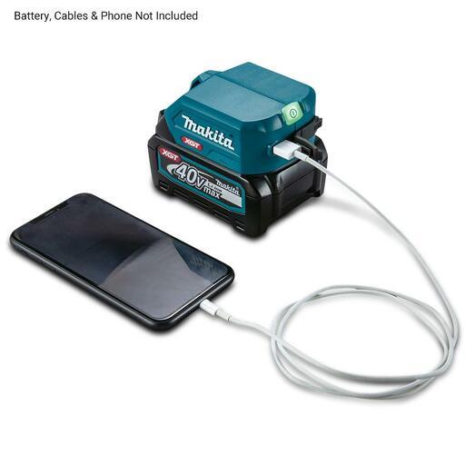 Makita ADP001G 40V Max XGT USB Charging Adaptor Skin Only