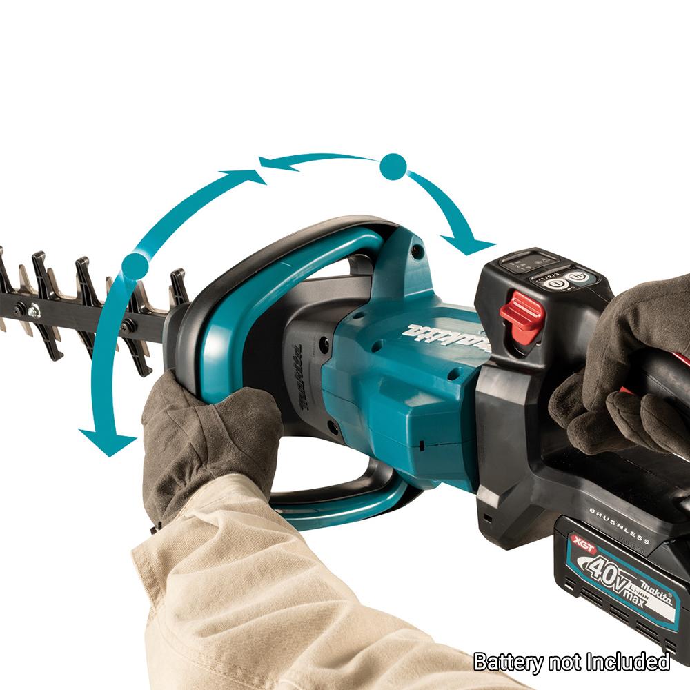 Makita UH007GD101 40Vmax XGT 750mm 2.5Ah Li Ion Heavy Duty Cordless Brushless Hedge Trimmer Combo Kit