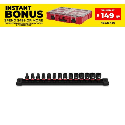 Milwaukee 48324403 18pce Shockwave Impact Driver Bit Set