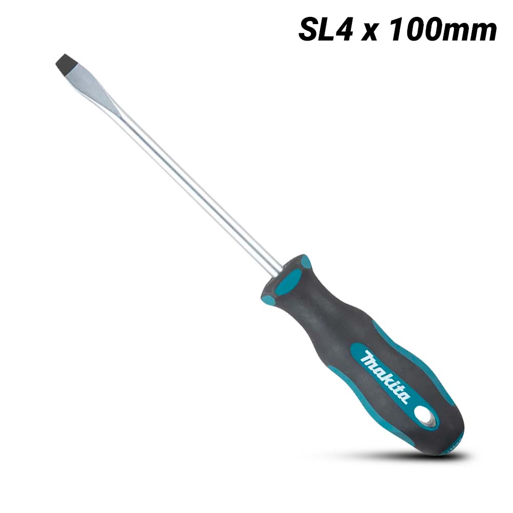 Makita B 66020 SL4 x 100mm Slotted Screwdriver