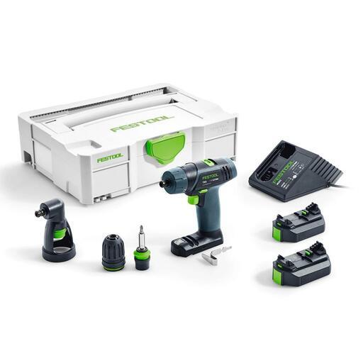 Festool TXS 2.6 Set 576104 10.8V 2.6Ah TXS Mini Cordless Drill Driver Combo Kit