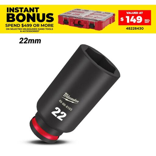 Milwaukee 49666162 21mm 3/8