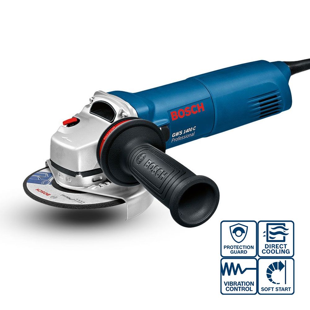 Bosch GWS 1400 C 0.601.824.241 1400W 125mm 5 Angle Grinder