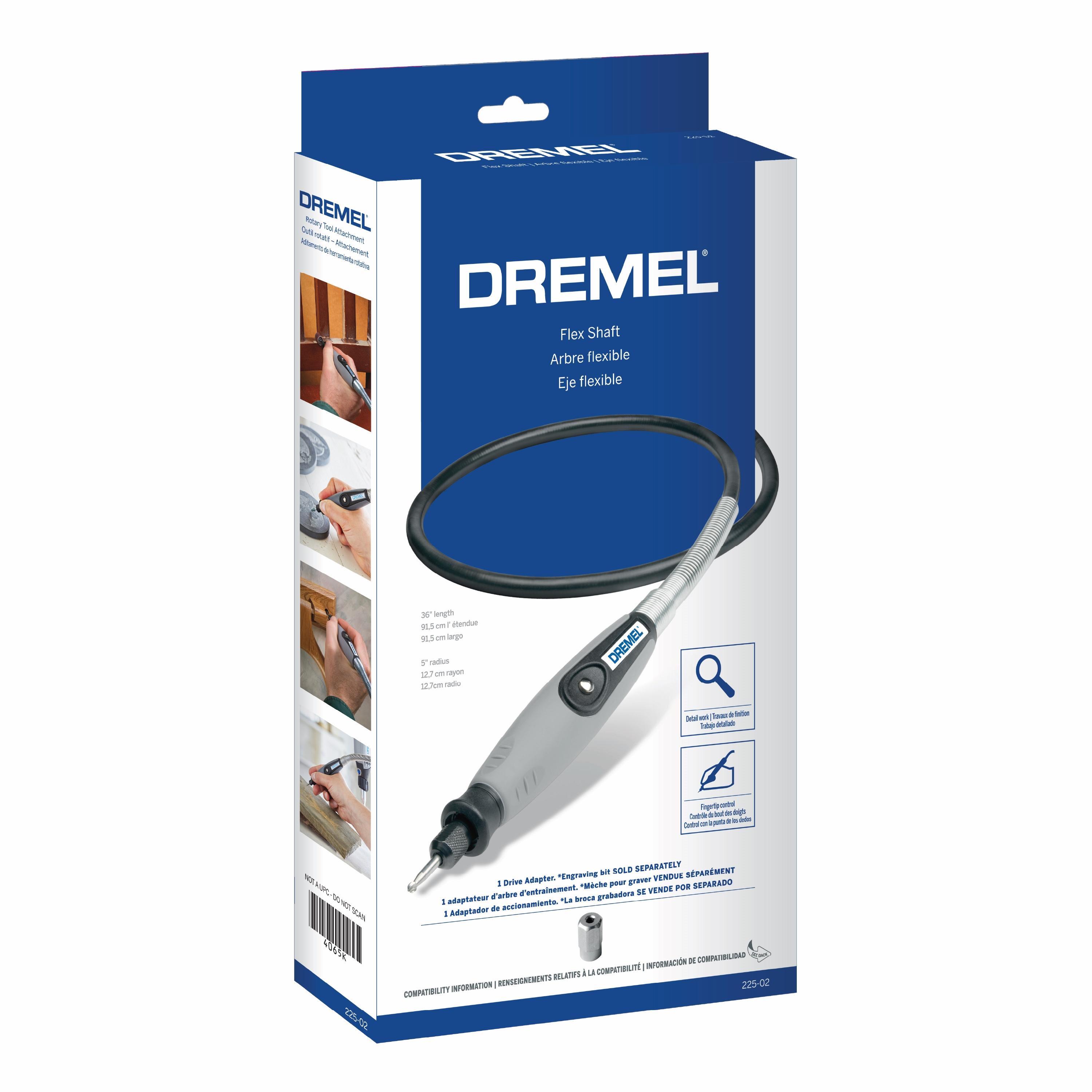 Dremel 225-02 Flex Shaft Attachment – For Rotary Tools, Made In USA