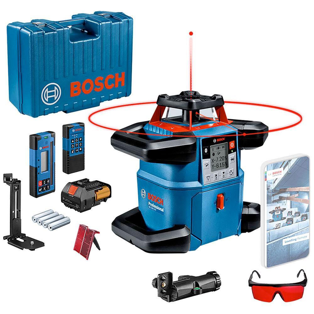 Bosch GRL 600 CHV 0.601.061.F40 18V Li ion Cordless Red Beam Rotary Laser Level