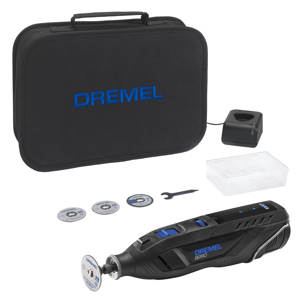 Dremel 8260 5 12V CL BRUSHL F.013.826.0NA 12V 3.0Ah Li ion Rechargeable Cordless Rotary Tool Combo Kit