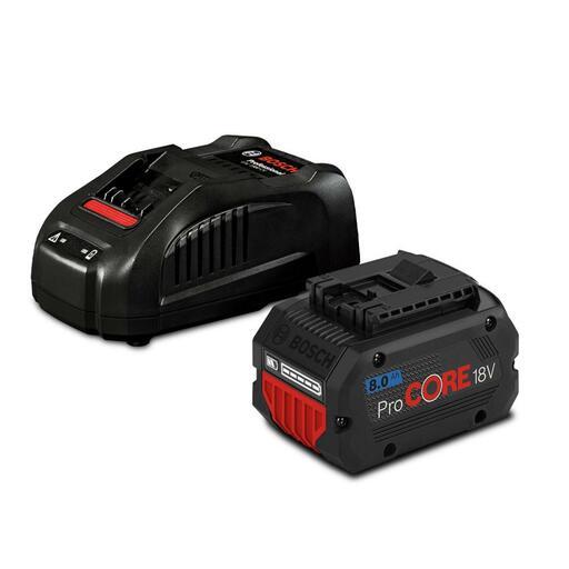 Bosch PC18V8.0AH GAL1880CV 0.615.990.L5U 18V 8.0Ah Li ion Battery Charger Starter Set