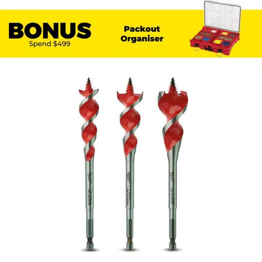 Milwaukee 49323557 10pce SDS-Plus MX4 4-Cut Drill Bit Set