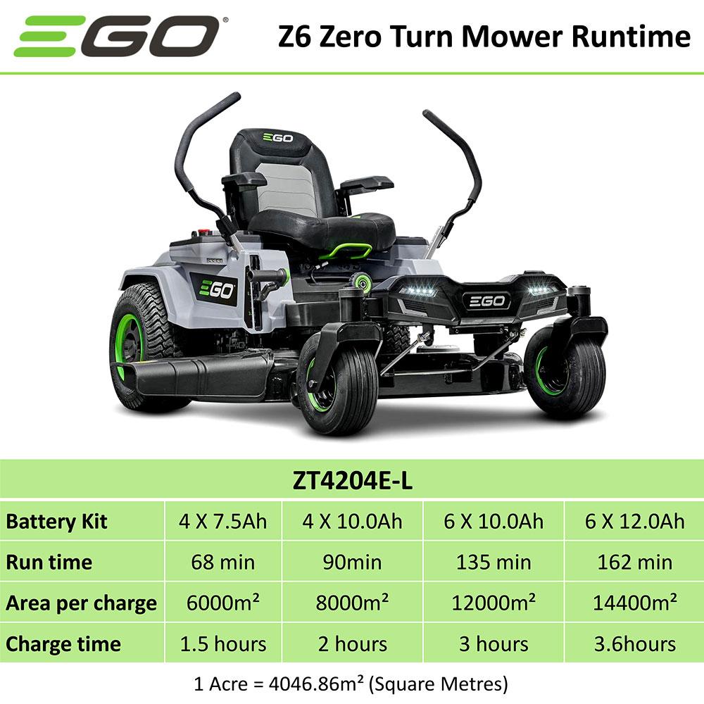 EGO ZT4204E-L POWER+ 56V Li-ion Cordless Brushless 107cm