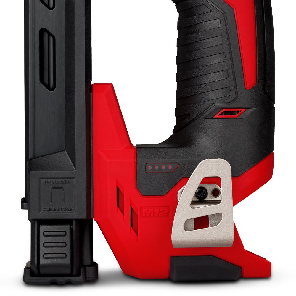 Milwaukee M12BCST0 12V Li ion Cordless 25mm 1 Electrician s Cable Stapler Gun Skin Only