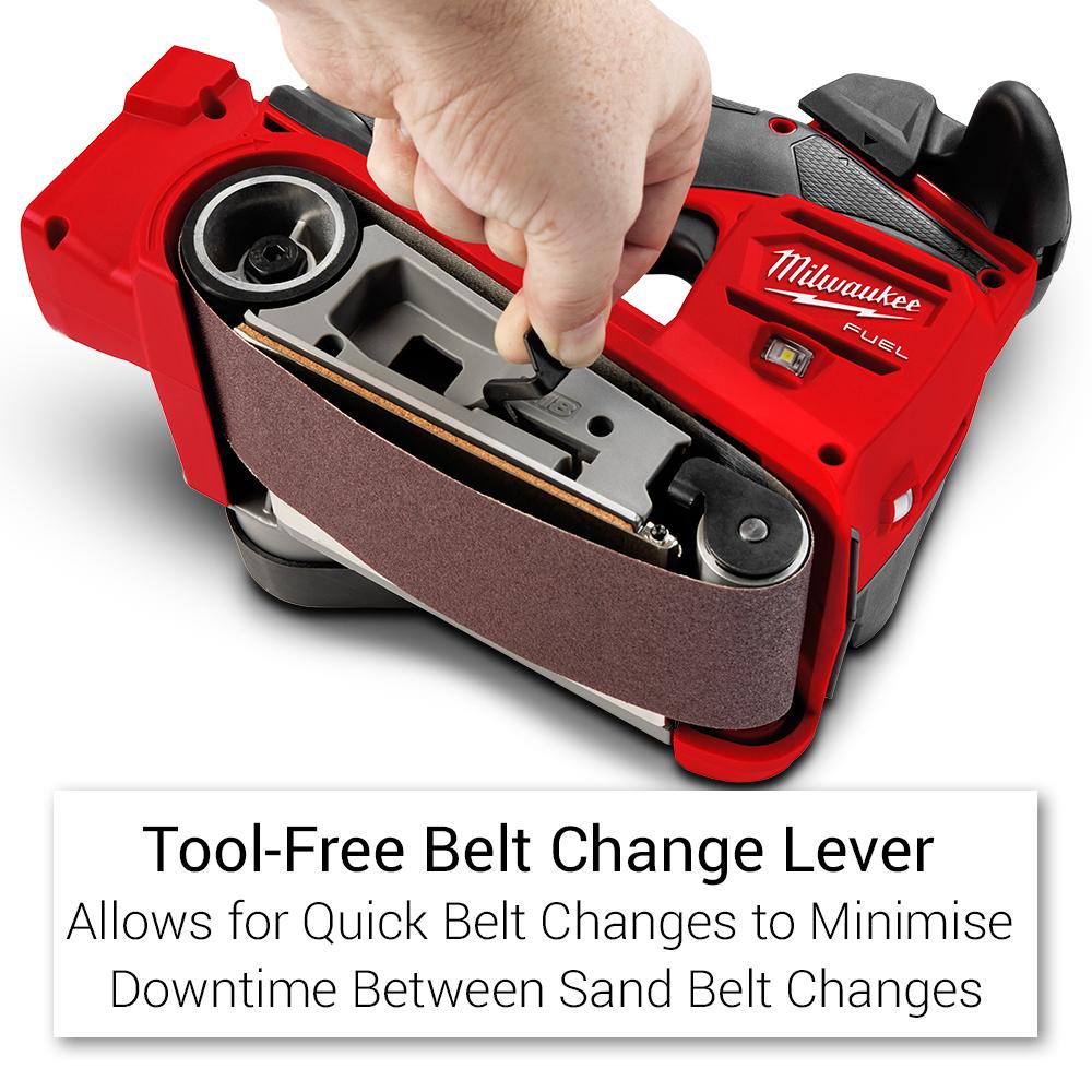 Milwaukee m18 fuel belt sander online