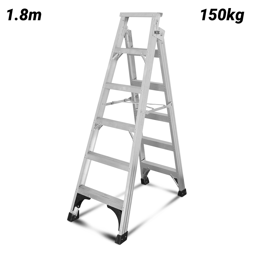 Climbrite CDAL5S 1.8m 5 Step Dual Purpose Aluminium Ladder