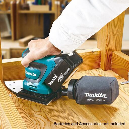Makita DBO480Z 18V Li ion LXT Cordless 1 4 Sheet Finishing Sander Skin Only