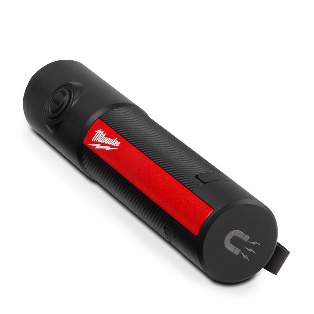 milwaukee biggest flashlight 2354-20 M18 18V LED Cordless Portable Compact Search Light Rechargeable 500L Everyday Carry Flashlight w/ Magnet allows you to work hands REDLITHIUM™ USB Pivoting Flashlight