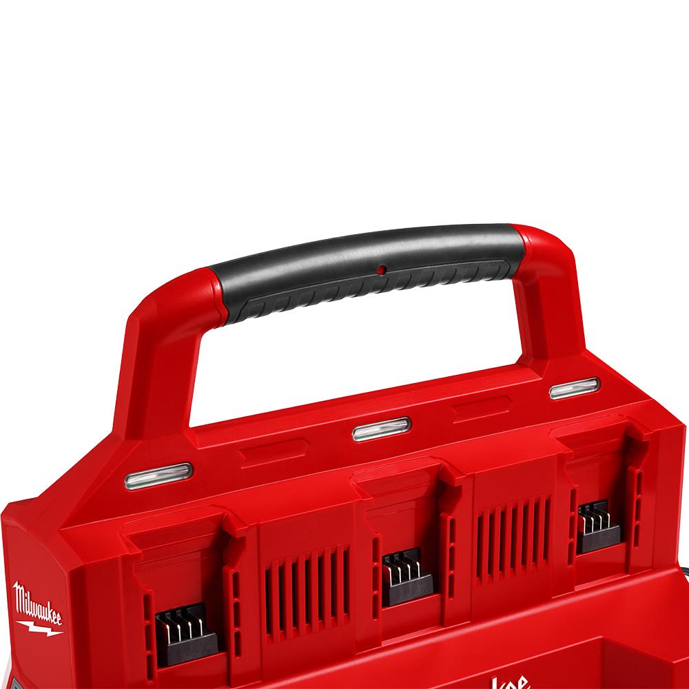 Milwaukee M18PC6 18V Li ion PACKOUT 6 Bay Rapid Battery Charger