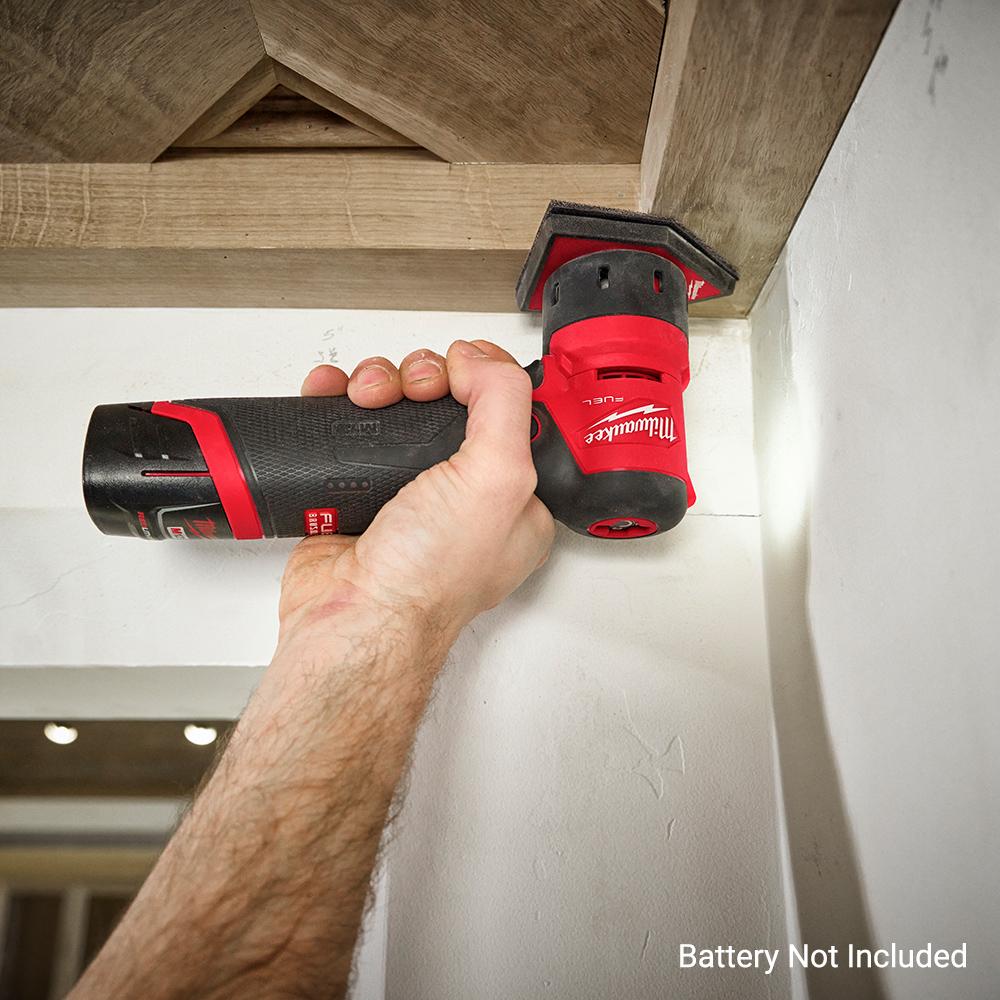 Milwaukee M12FDSS0 12V Li-ion Cordless Fuel Orbital Detail