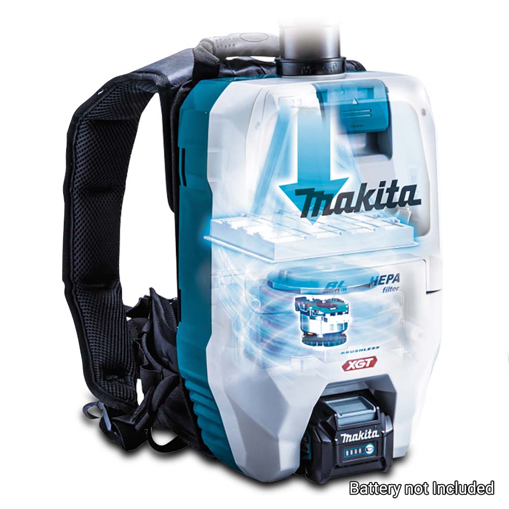 Makita battery backpack vacuum online
