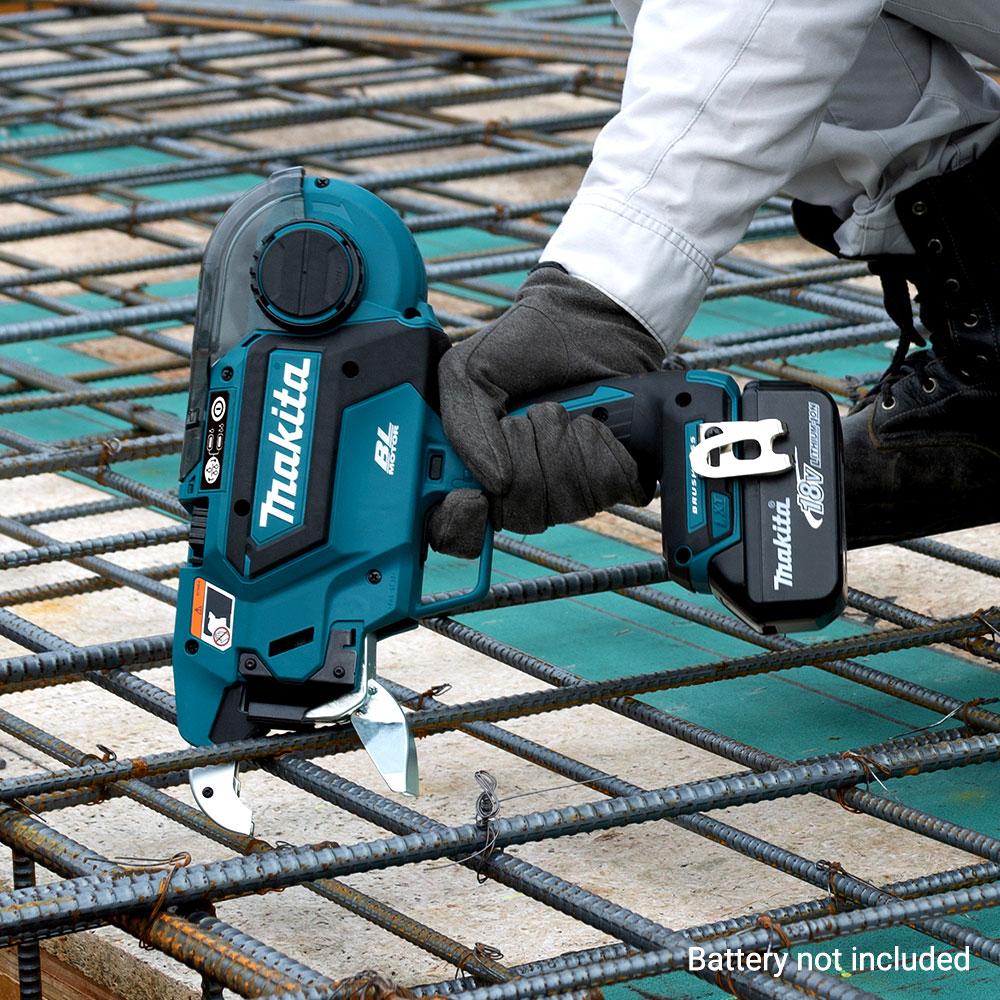 Makita DTR181RTX1 18V 5.0Ah LXT Li ion Cordless Brushless 0.8mm Large Diameter Rebar Tying Tool Combo Kit