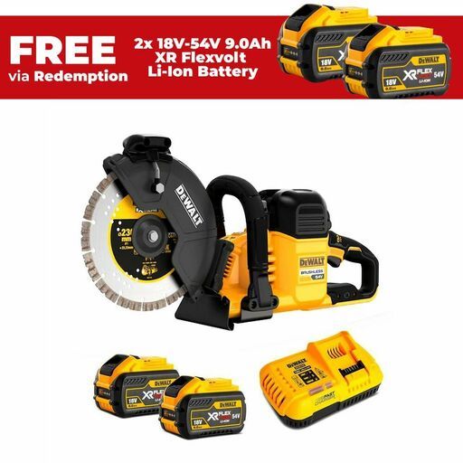DeWalt DCS691X2-XE 54V 9.0Ah FlexVolt XR Li-ion Cordless Brushless