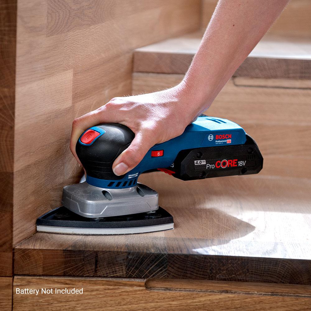 Bosch GSS 18V 13 0.601.9L0.140 18V Li ion Cordless Brushless 3 in 1 100mm 4 Orbital Sander Skin Only