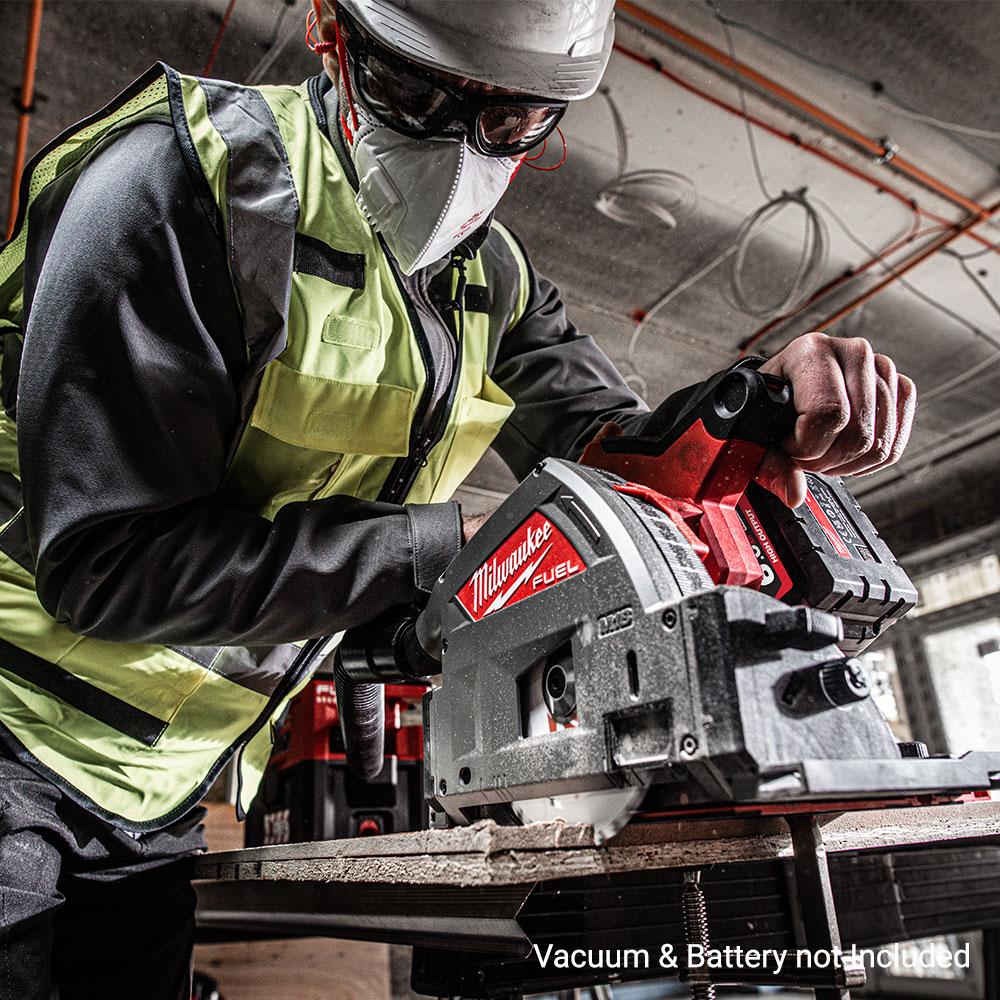 Milwaukee M18FPS55 601B 18V 6.0Ah Li ion Cordless Fuel 165mm 6 1 2 Track Saw Combo Kit