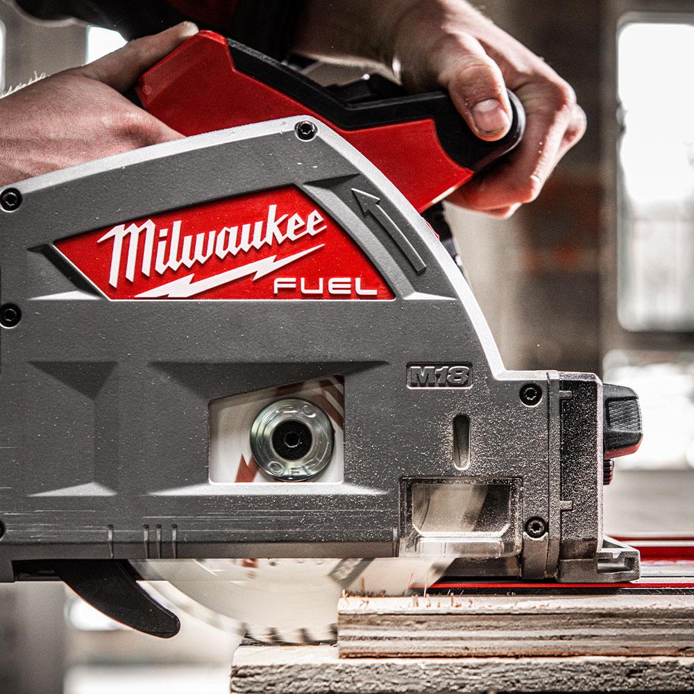 Milwaukee M18FPS55 0 18V Li ion Cordless Fuel 165mm 6 1 2 Track Saw Skin Only