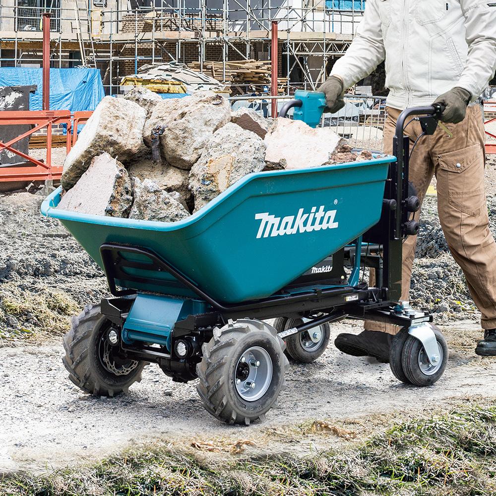 Makita DCU603Z 36V 18V x 2 Li ion Cordless Brushless Wheelbarrow with Manual Dump Bucket Skin Only