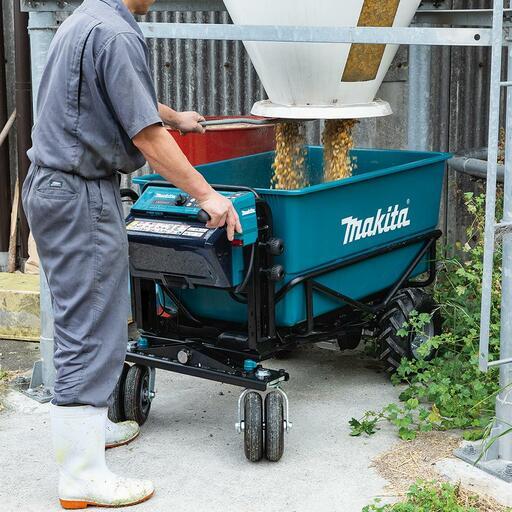 Makita DCU605Z 36V 18V x 2 Li ion Cordless Brushless Wheelbarrow With Flat Bucket Skin Only