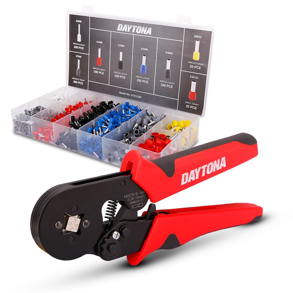 Ferrule Crimping Tool Kit AWG23-7 Self-Adjusting Hexagon Wire Ferrule