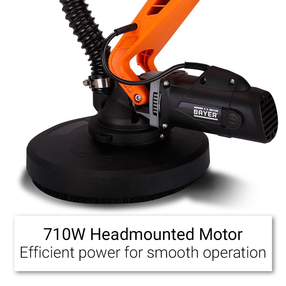 Bayer 710BST170 710W 210mm 8 1 4 Drywall Sander With Interchangeable Heads