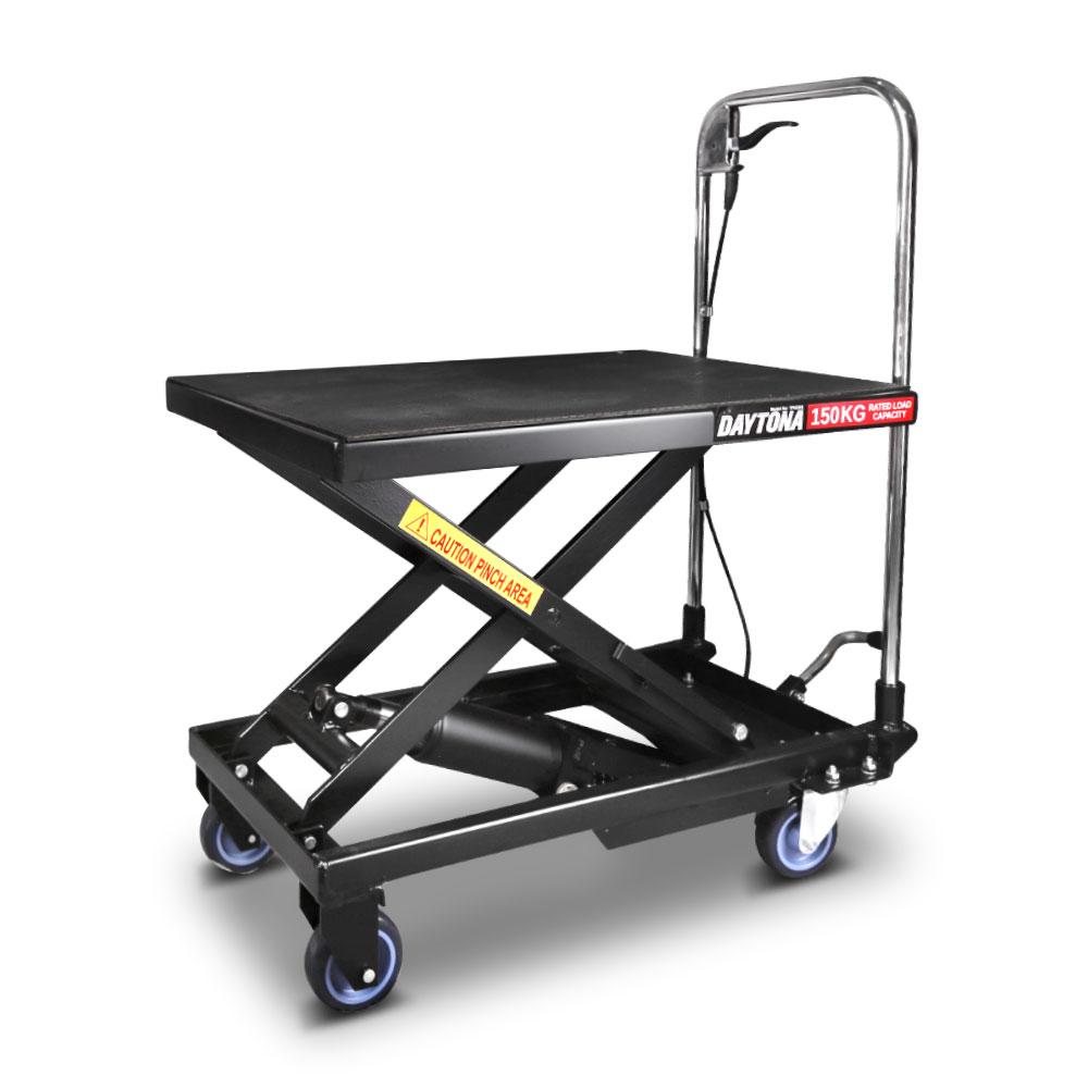Daytona TP01501 150kg 700mm x 450mm 油圧式シザーリフトテーブル Daytona TP01501 150kg 700mm x 450mm Hydraulic Scissor Lift Table