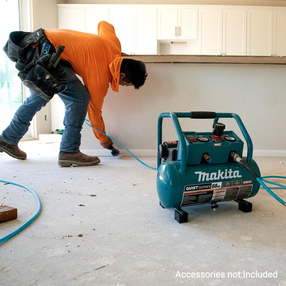 Makita quiet air compressor online