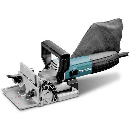 Makita PJ7000 701W Biscuit Plate Joiner with an Ergonomic Barrel Grip