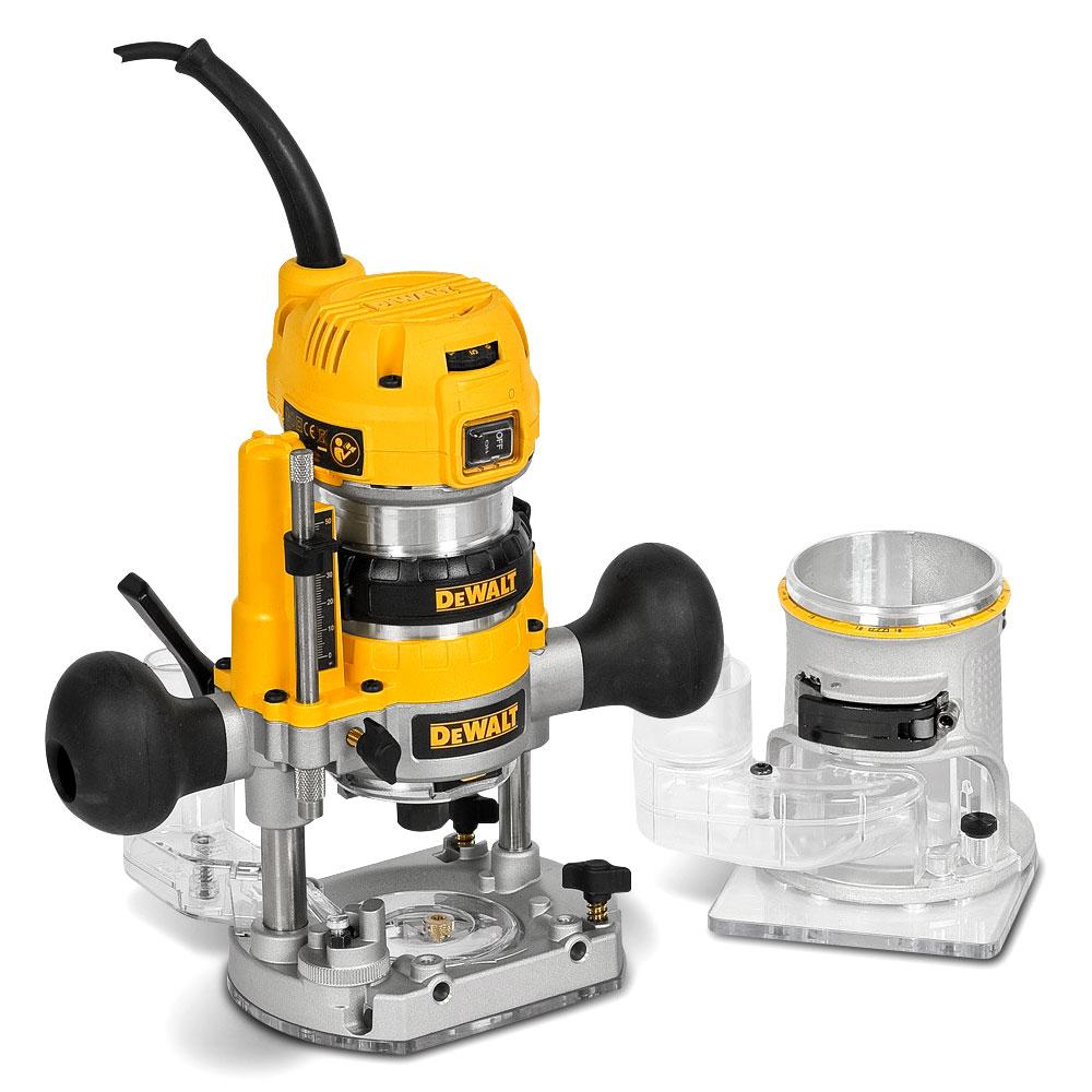 DeWalt D26204K XE 900W Premium Plunge Fixed Base Router Combination